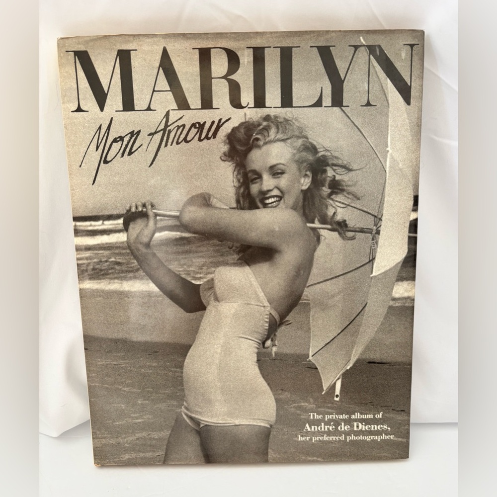 Marilyn, Mon Amour by André de Dienes – 1985 Hardcover w/ Dust Jacket